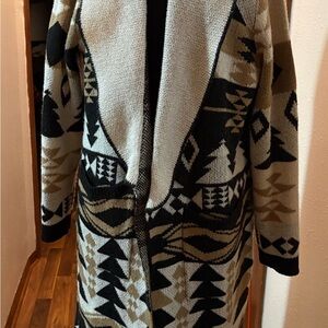 Plus Size Maurice’s Geometric Patterned Cardigan sz 1X